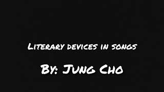 Literary devices in songs