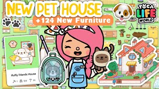 NEW HOUSE UPDATE!! 🐶❤️🏠 || Fluffy Friends House || Toca Life World