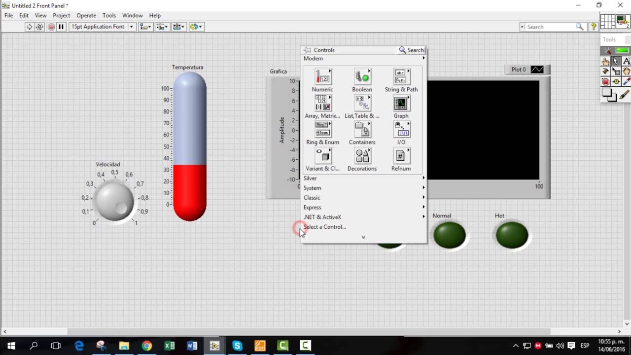 Control De Temperatura En Labview Youtube