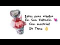 Ideas para regalar en San Valentín 💘 con material de Temu #temureview #temu #temufinds #craft 
