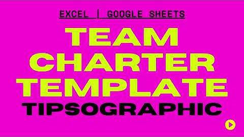 Agile Team Charter Template Excel & Google Sheets ► Free Download