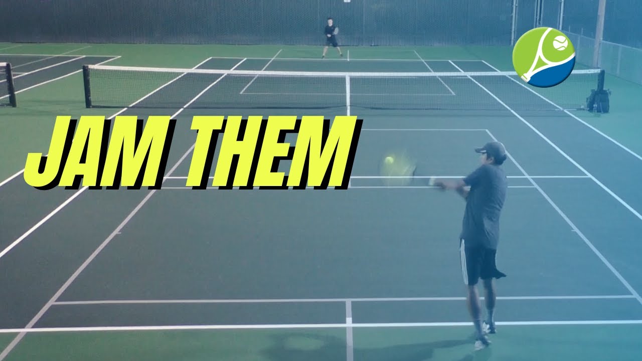 How to Effectively Jam Your Opponents - Tennis Strategy