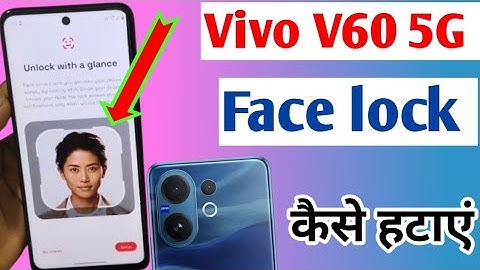 How to Remove Face Lock setting in Vivo v60 5G/face lock kaise hataye/face lock remove setting Vivo 