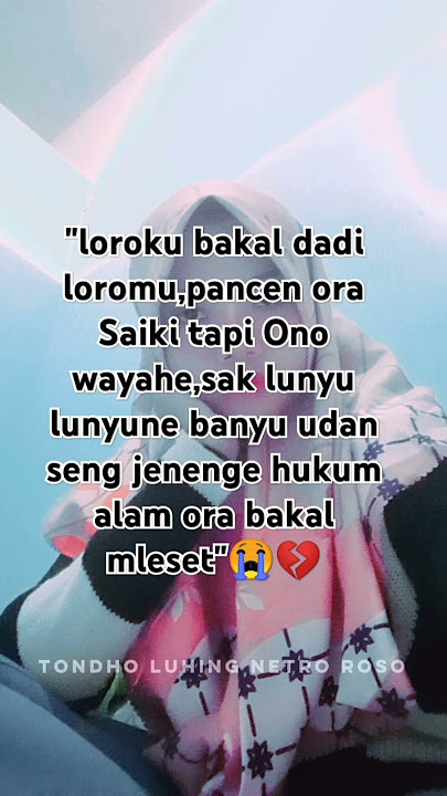 Wong jowo gak sepele mas🙏