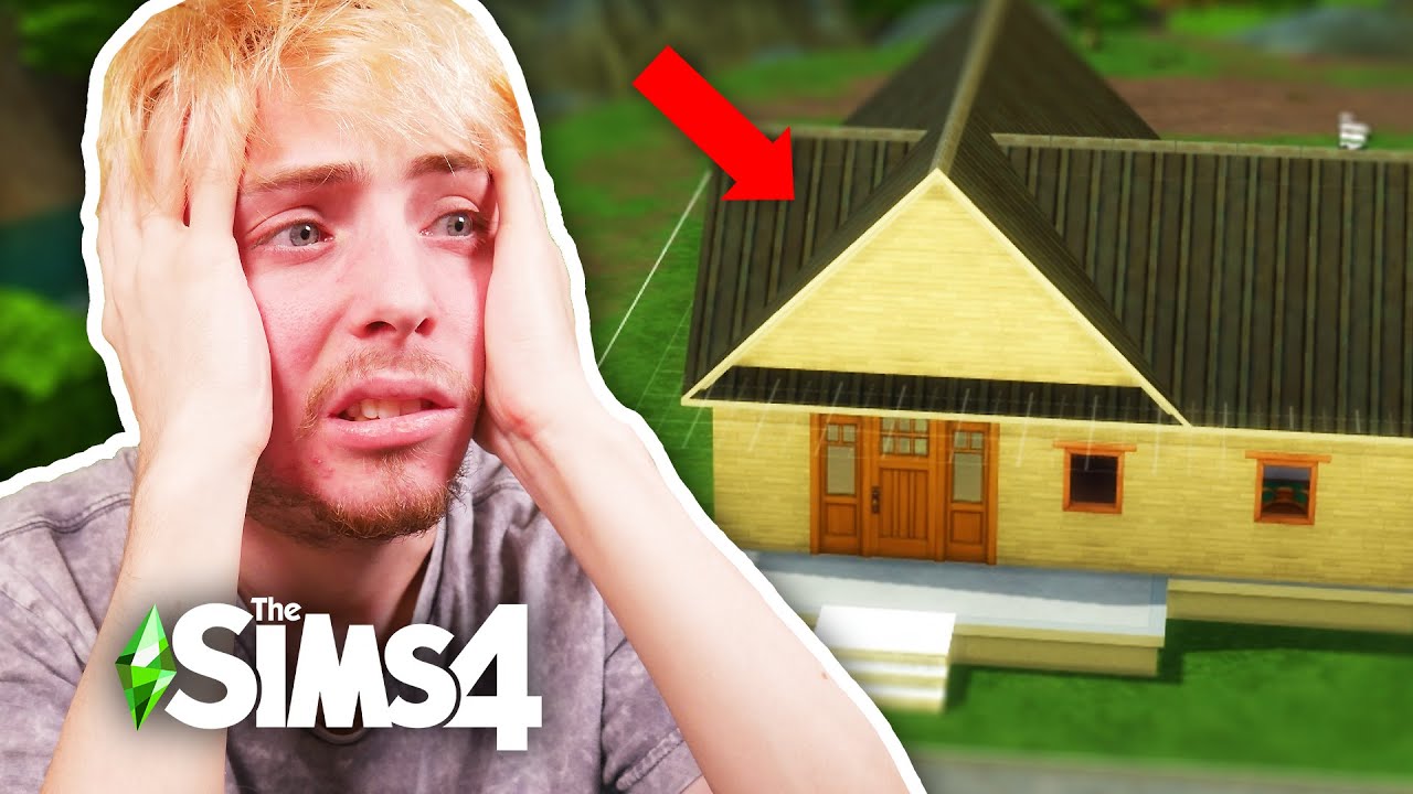 I tried to build a house in 5 MINUTES in The Sims 4 - YouTube