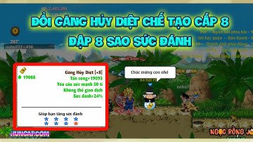 Ngọc Rồng Joy | Chế tạo găng hủy diệt 19k dame cấp 8 cực vip cho saoblue !
