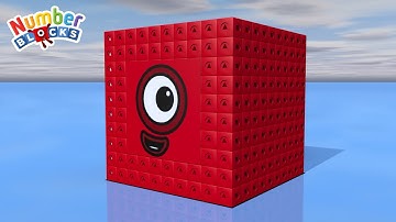 Looking for Numberblocks MATHLINK CUBE 10x10x10 is Numberblokcs 1000 Step Squad Number Pattern