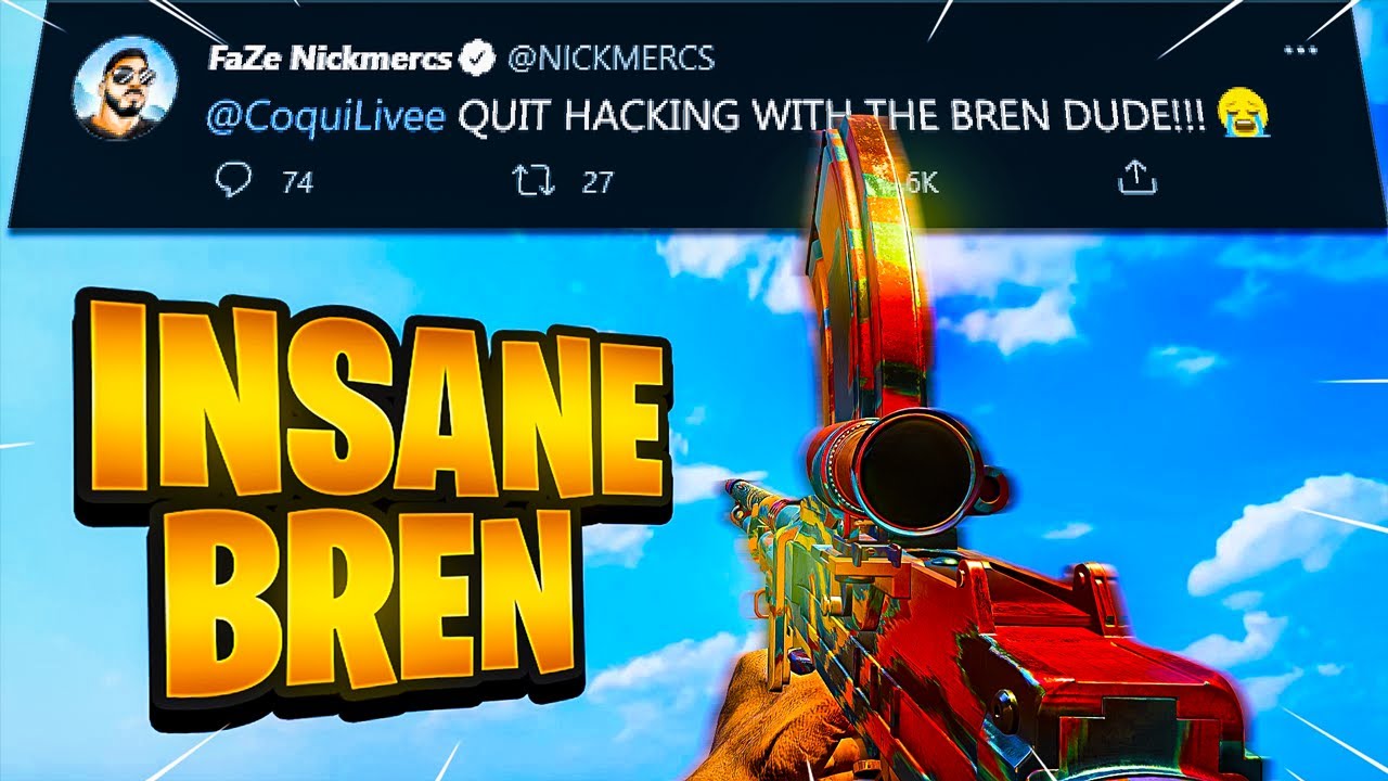 OMG HE'S HACKING! (VANGUARD V2 GAMEPLAY) (BREN LMG CLASS SETUP)