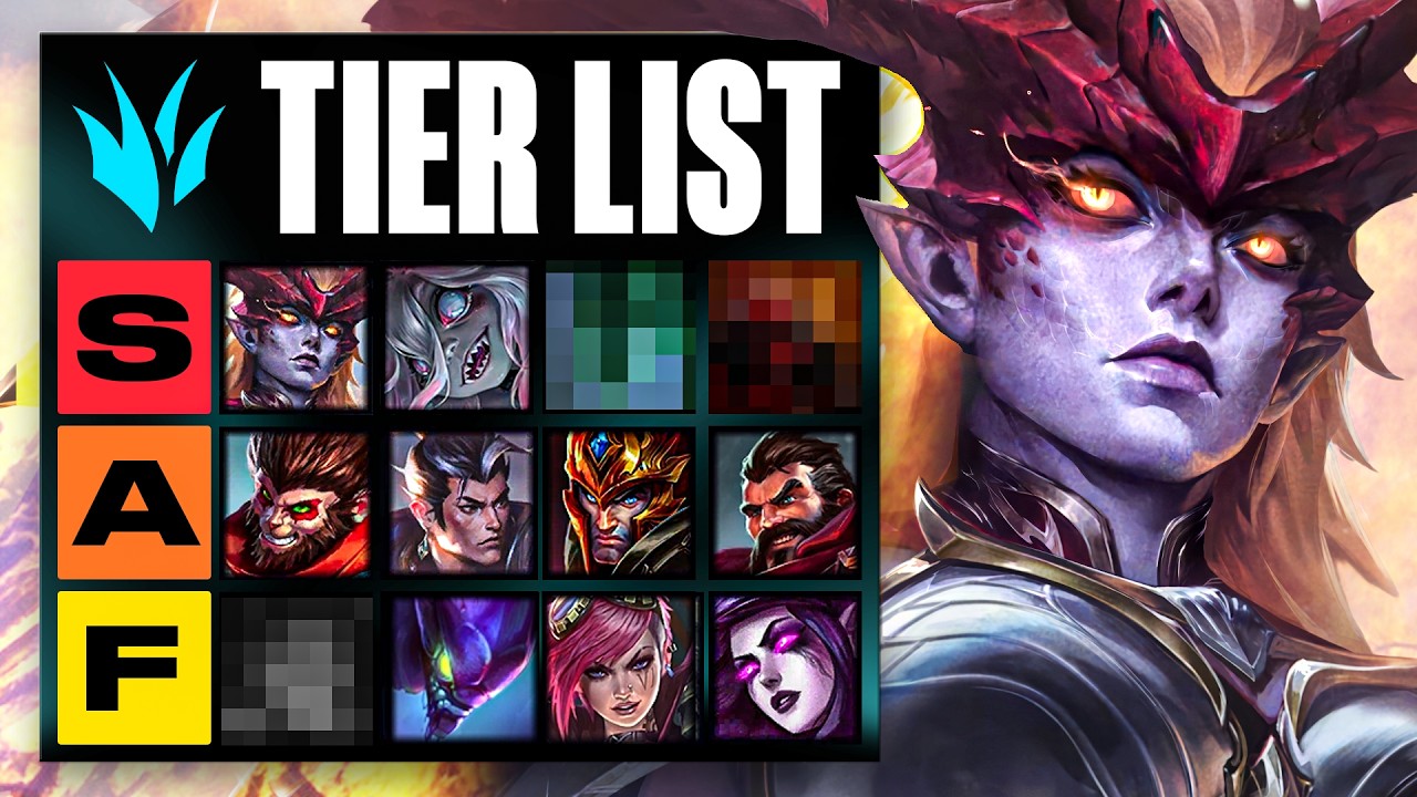 小物 JUNGLER NEW UPDATED JUNGLE TIER LIST For PATCH 26.12! - Iron To Diamond