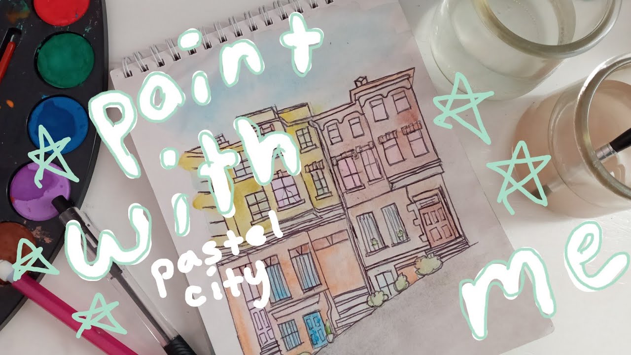 paint with me 🖌 painting with watercolor