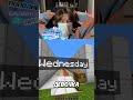Как проходят дни недели в Майнкрафте? #minecraft #shorts