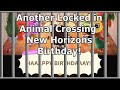 Another Locked in Animal Crossing New Horizons Birthday