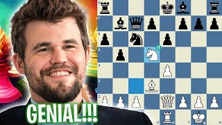 Magnus Carlsen SACRIFICANDO TUDO contra Lenda do Xadrez Mundial! screenshot 1