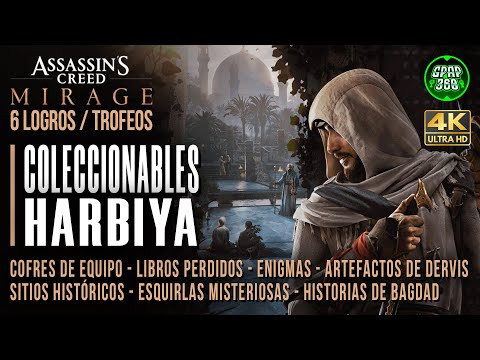 Assassin's Creed Mirage | Guía de TODOS los Coleccionables en Harbiya (Cofres, Libros, Enigmas...)