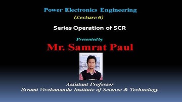 Series operation of SCR
