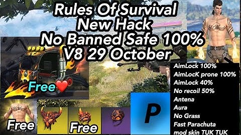 How To Hack Rules Of Survival Mobile /Mod V8/DOC only/No Error No banned/No recoil/