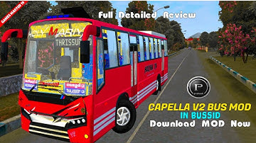 NEW CAPELLA V2 MOD In Bussid | Download MOD | Gameplay in Bussid | #Bussimulatorindonesia