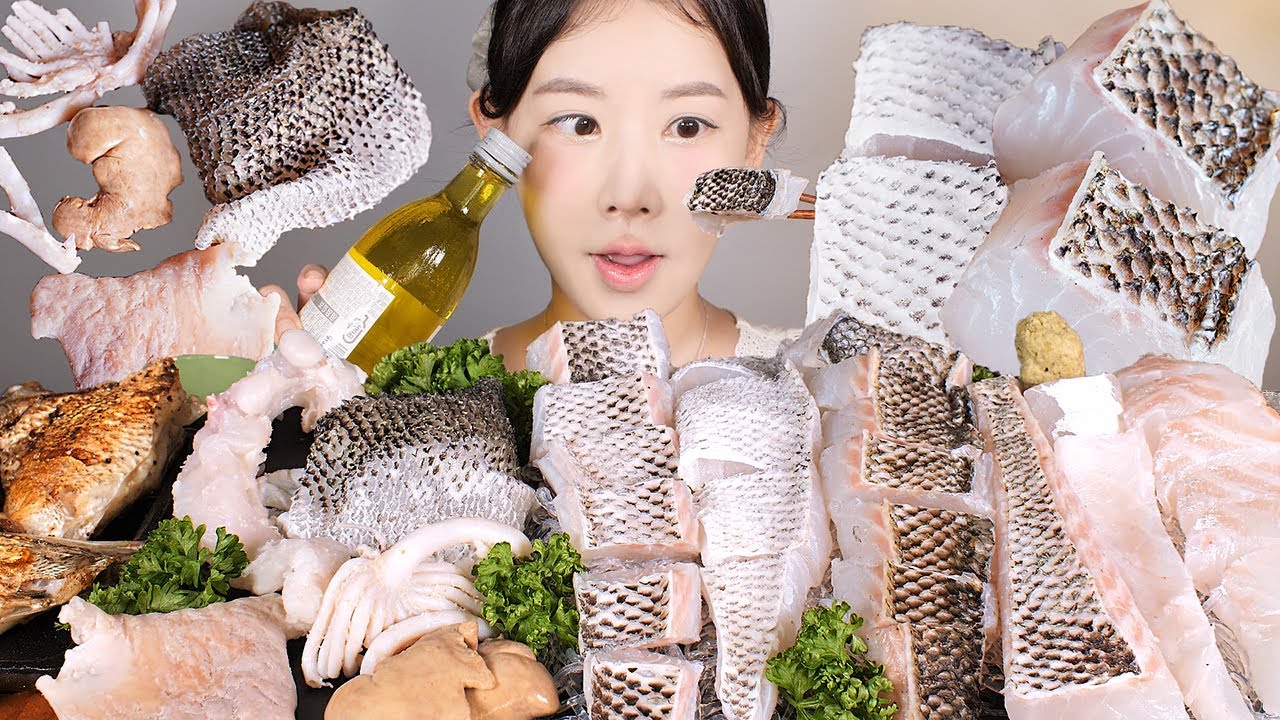 보기만 해도 약이 된다는 농어✨ 농어회, 간, 부레, 위, 식도, 가마살버터구이, 쓸개주 먹방 Raw Sea Bass [eating show] mukbang korean food