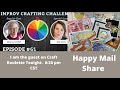 Craft Roulette announcement with link below and let’s look at April Happy Mail... it’s gorgeous