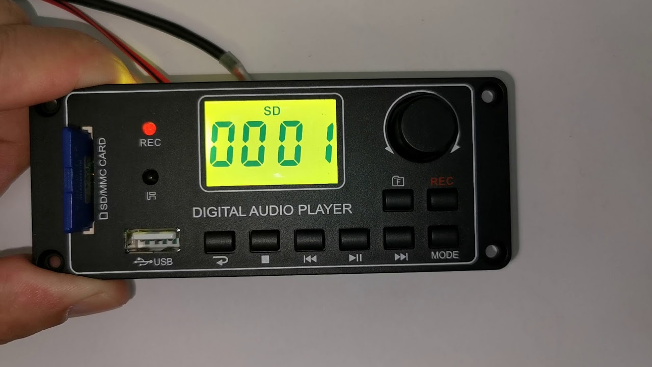 Bluetooth mp3 module - TPM003a - YouTube