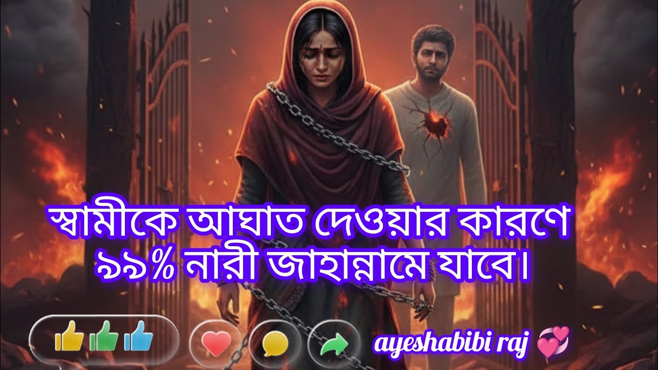99% নারী জাহান্নামে যাবে রাসূল সাল্লাল্লাহু আলাইহি ওয়াসাল্লাম বলেছেন।