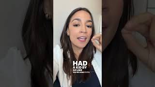 AOC Opens Up About Freezing Her Eggs Amid 2028 Speculation #shorts