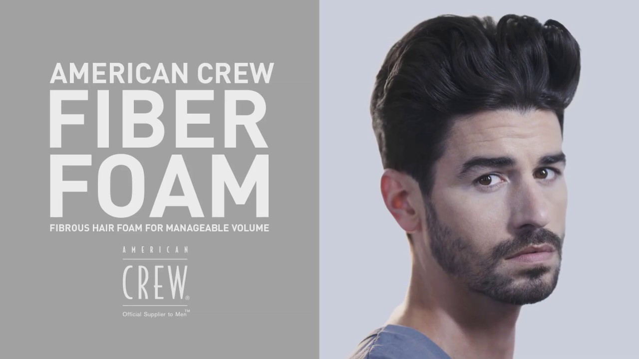 American Crew Fiber Grooming Foam Lightweight Volume Mousse For Men