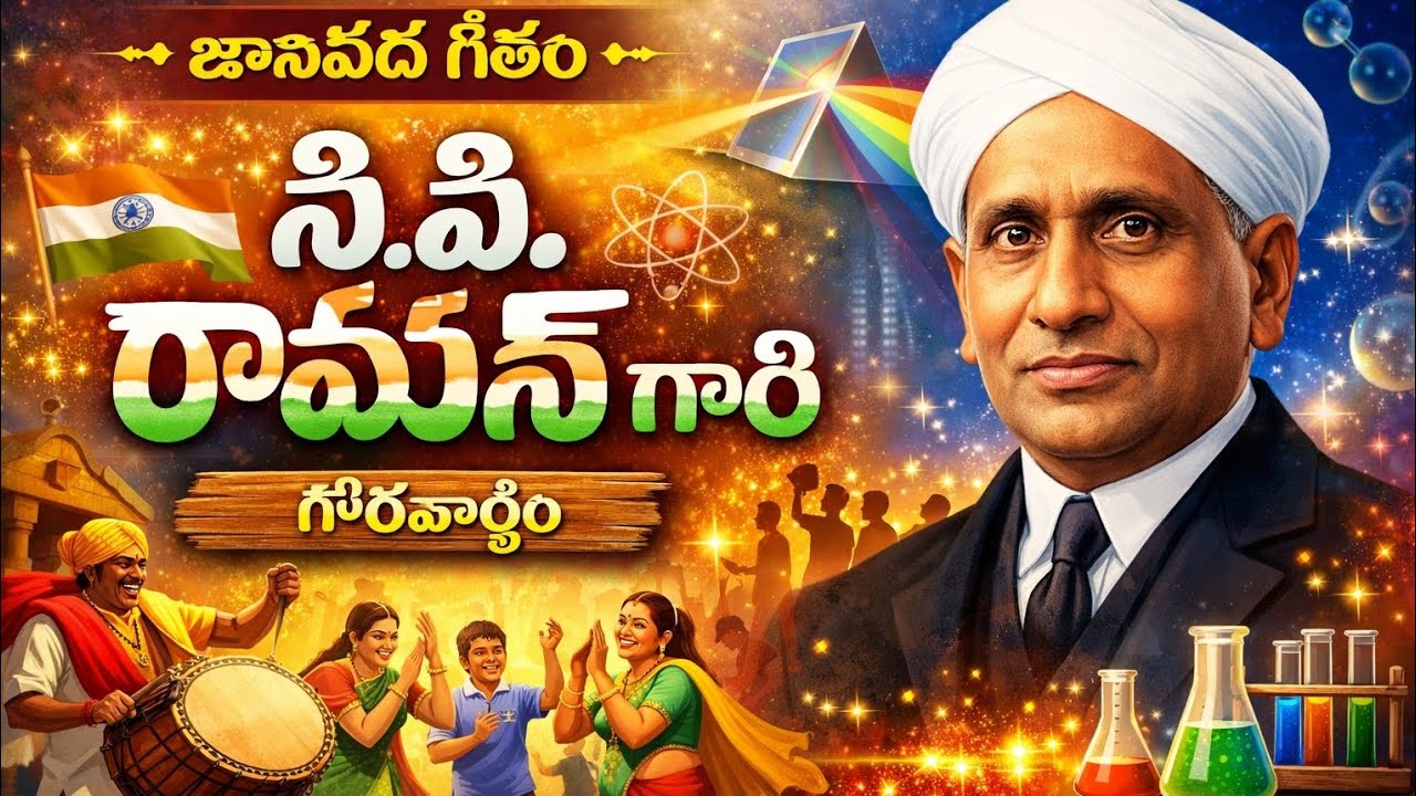 జానపద గీతం | సి.వి. రామన్ గారి గౌరవార్థం | National Science Day Special Song | Telugu Folk 2026