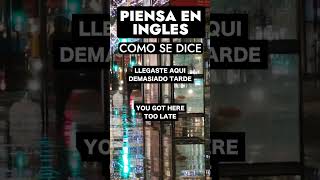 Piensa En Inglés Rápido