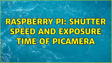 Raspberry Pi: Shutter speed and exposure time of picamera (2 Solutions!!)