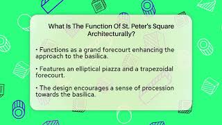 What Is The Function Of St. Peter's Square Architecturally? - Holy Landmarks