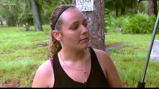 Gravestone found in St. Pete back yard