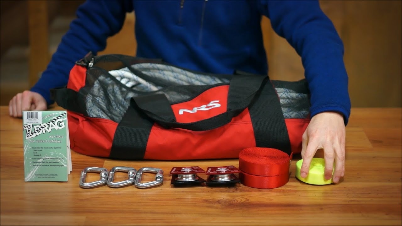 NRS Z-Drag Kit with Purest Duffel Bag | Water Rescue Equipment