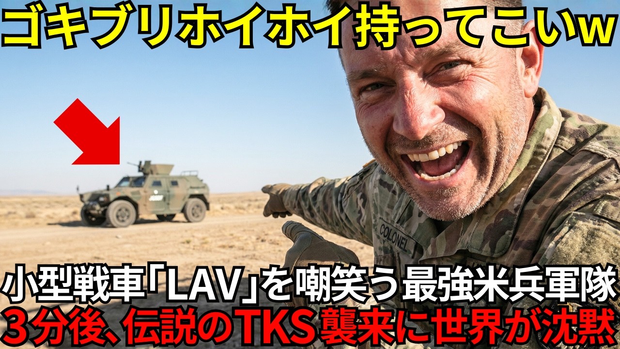 「1939年のゴキブリ戦車の再来」日本の「軽装甲機動車」をナメた米最強部隊が3分で完全敗北に世界が震えた【海外の反応】