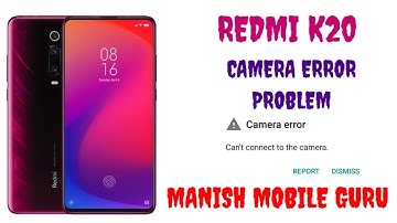 Redmi K20 (POP UP) Camera Error Problem Solved ✅✅
