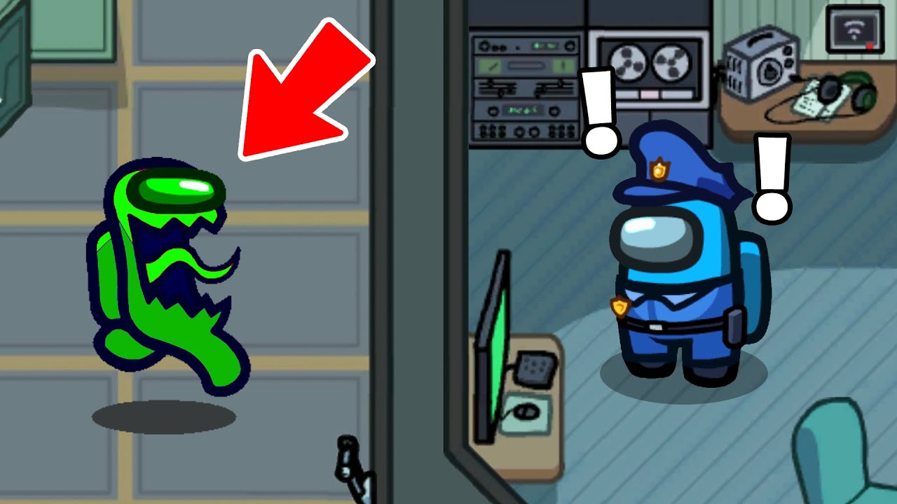 Using ZOOM OUT Mod In Among Us Hide & Seek