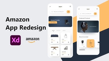 How To Design Amazon Mobile App in Adobe XD.