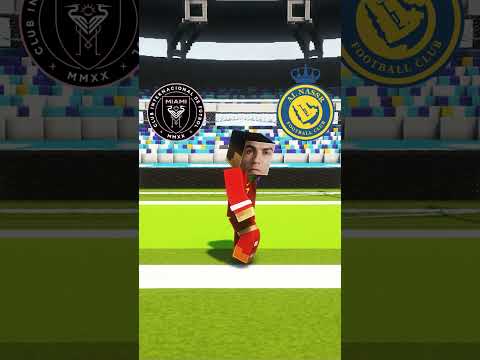 Ronaldo Left or Right Challenge ❓- Minecraft Animation #shorts