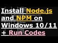 How to Install Node.js on Windows 11 (Step-by-Step Guide) 🚀