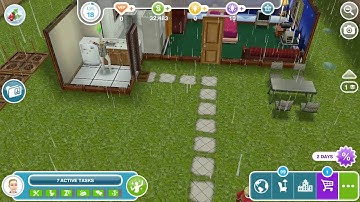 The Sims Freeplay - Snow Problem / Speak To Visitor