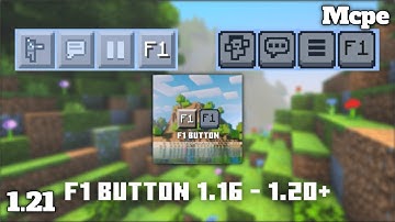 F1 Button For Mcpe 1.21| F1 Button Texture Pack - Official Showcase | Minecraft Bedrock/Pocket