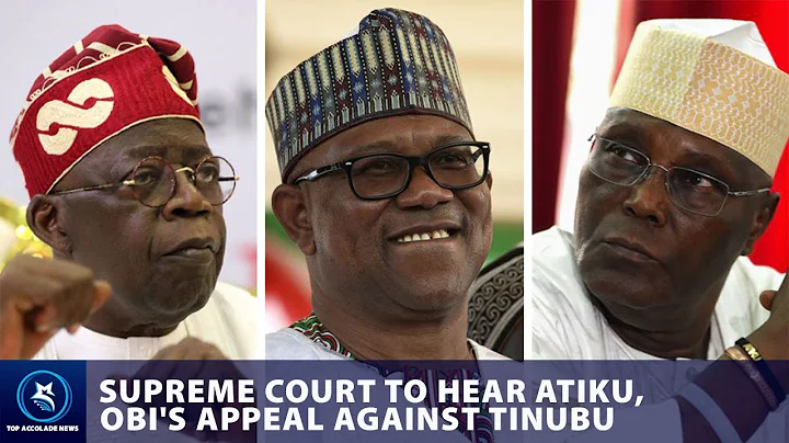 SUPREME COURT TO HEAR ATIKU, OBI'S APPEAL AGAINST TINUBU, 2023 Presidential Election Result