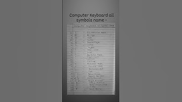#computer  keyboard all symbols name # #shorts