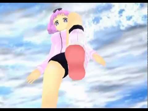 【MMD】hibari growth giantess stomp【Senran Kagura Super Ninja arts】