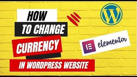 How to change the WooCommerce currency symbol in Wordpress