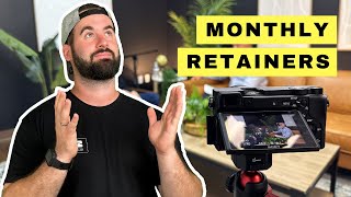 How Monthly Retainers SAVED My Real Estate Photography Business | Monthly Content Creation Packages!