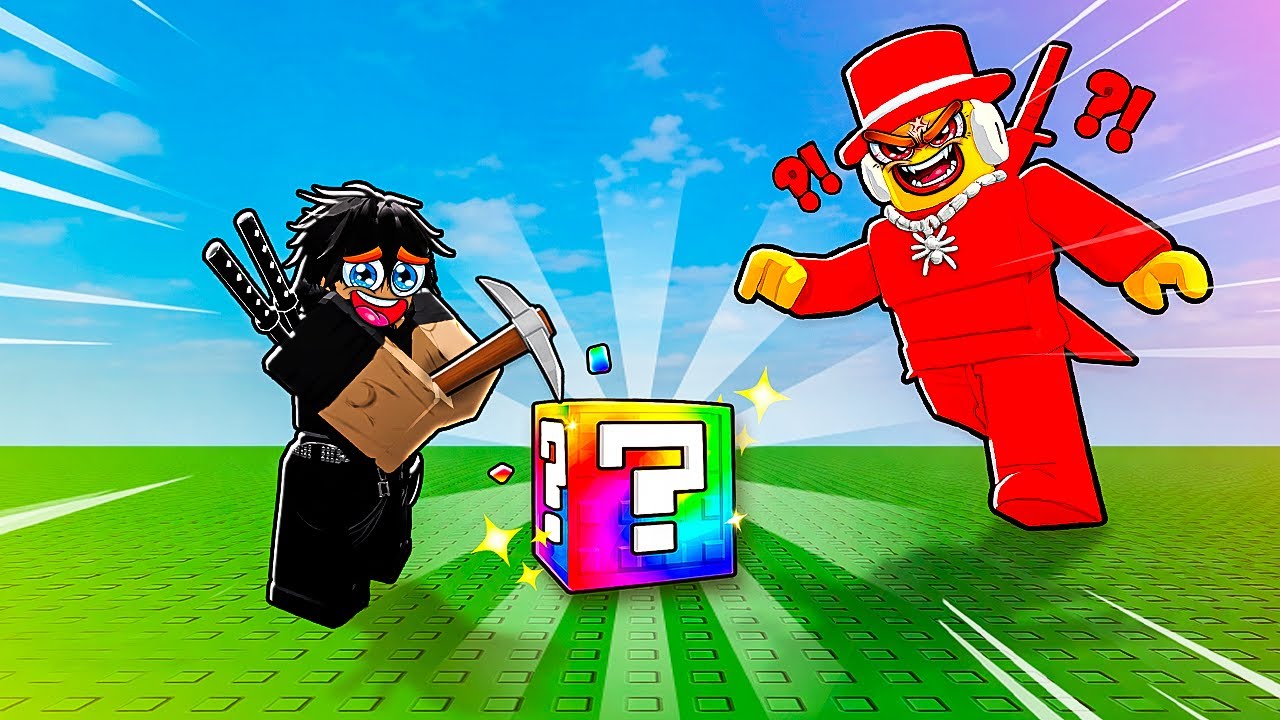 EU BRIGUEI COM 3 INSCRITOS POR 100 LUCKY BLOCKS DA SORTE NESSE  NOVO JOGO DE BRAINROT DO SAMMY