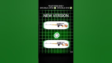 DOUBLE AWM ❎ DOUBLE SVD ✅ #shortsfeed #shorts #freefire #m1887headshot #viral