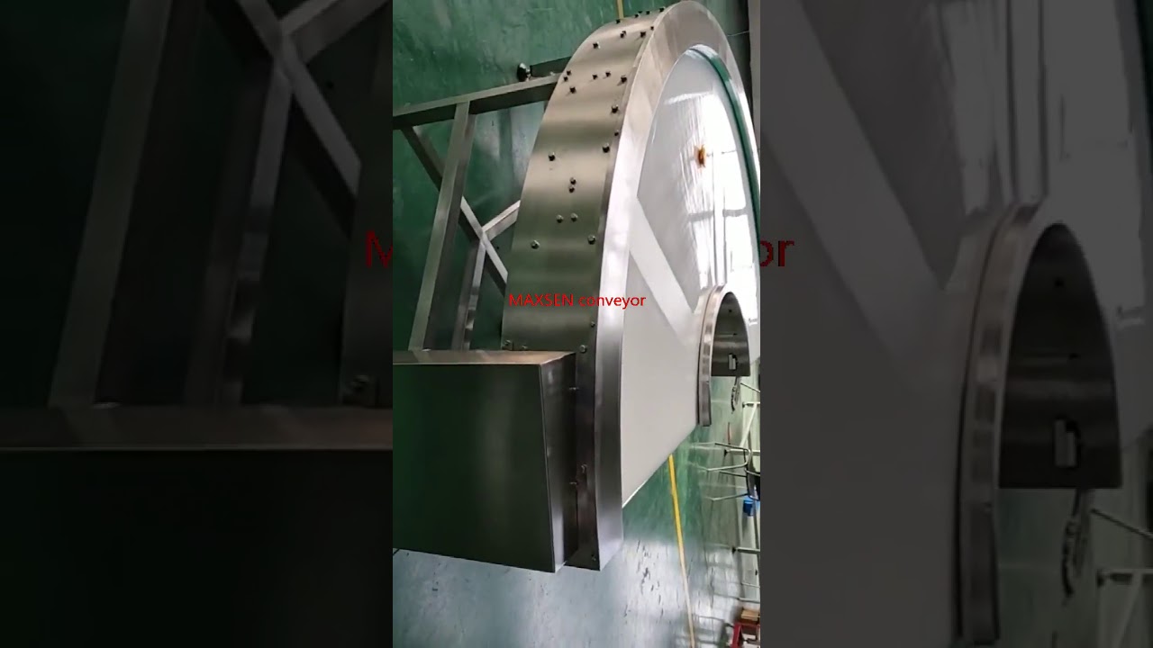 Curved belt conveyor 2