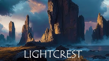 LIGHTCREST - deep dark ambient - background music with dramatic lighting visuals